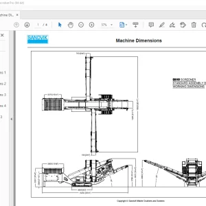 Sandvik Mining QA140 Machine Dimension Manual PDF