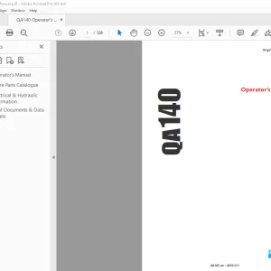 Sandvik Mining QA140 Operator’s Manual - PDF DOWNLOAD