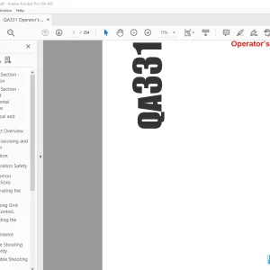 Sandvik Mining QA331 Operator's Manual - PDF DOWNLOAD