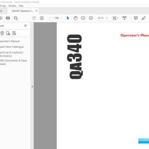 Sandvik Mining QA340 Operator’s Manual - PDF DOWNLOAD