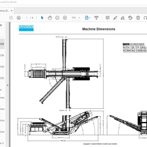 Sandvik Mining QA450 Machine Dimension Manual PDF