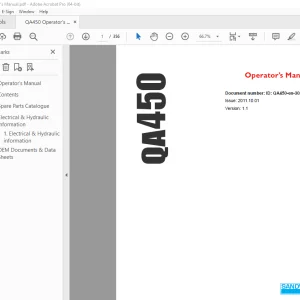 Sandvik Mining QA450 Operator's Manual - PDF DOWNLOAD
