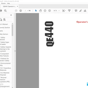 Sandvik Mining QE440 Operator's Manual - PDF DOWNLOAD