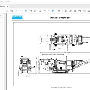 Sandvik Mining QJ241 Machine Dimension Manual - PDF DOWNLOAD