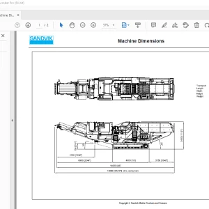 Sandvik Mining QJ331 Machine Dimension Manual - PDF DOWNLOAD