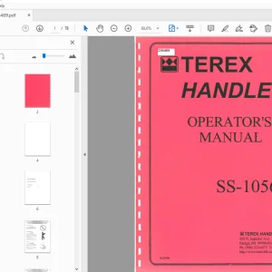 Terex Handlers SS-1056C Operator's Manual 236489 - PDF DOWNLOAD