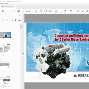 XINCHAI D Series Diesel Engine Operation & Maintenance Manual PDF