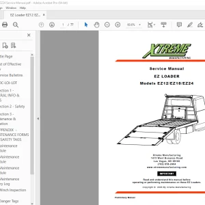 XTREME EZ12/EZ18/EZ24 EZ Loader Service Manual - PDF DOWNLOAD