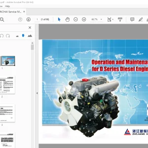Xinchai D-Series Diesel Engine Operation Manual - PDF DOWNLOAD