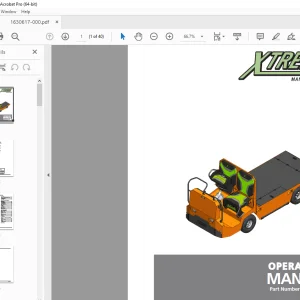 Xtreme Operation and Safety Manuals 1630617-000 - PDF DOWNLOAD