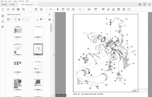 2007 Maxxforce 5 Dual Stage Turbocharger Assembly Manual - PDF