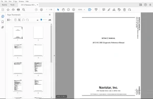 2013 Navistar HD-OBD Diagnostic Reference Manual Service Manual - PDF