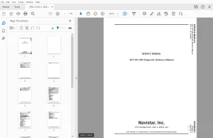 2013 Navistar HD-OBD Diagnostic Reference Manual Service Manual - PDF