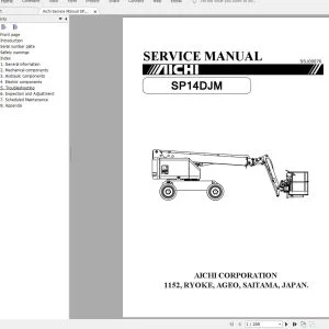 Aichi Parts List 1.54 GB Operator Manual & Service Manual Full Set PDF