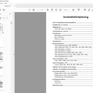 Atlet Forklift A-SERIES INSTRUCTION HANDBOOK Manual