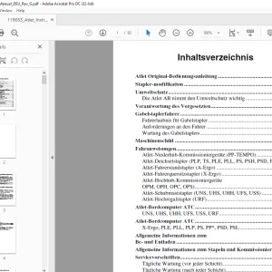 Atlet Forklift O SERIES Bedienungsanleitung - PDF DOWNLOAD