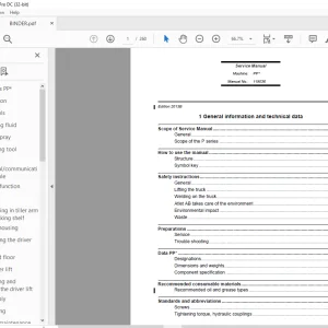 Atlet Forklift PP Service Manual 119036 - PDF DOWNLOAD