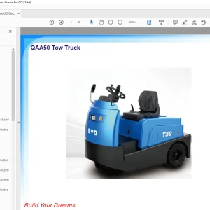 BYD Forklift QAA50Tow Truck Electric Training Manual