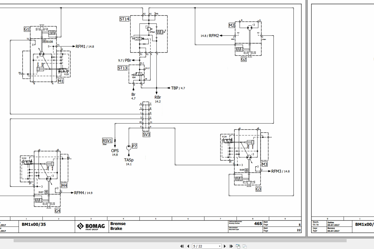 Bomag Machinery 2.88GB Electrical Wiring Diagram & Hydraulic Schematic ...