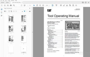 CAT 254-0204 Phase & Motor Rotation Tester Tool Operating Manual - PDF