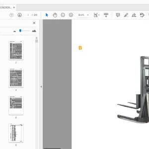 Crown B Walkie Stacker Parts Manual - PDF DOWNLOAD