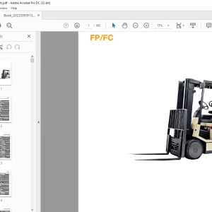 Crown Forklift FC FP Parts Manual - PDF DOWNLOAD