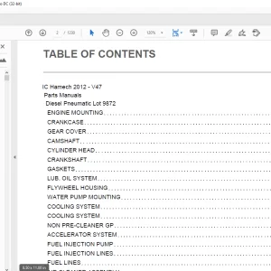 Crown Forklift IC Hamech 2012 - V47 Parts Manual  - PDF DOWNLOAD