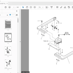 Crown Forklift M3000 Parts Manual - PDF