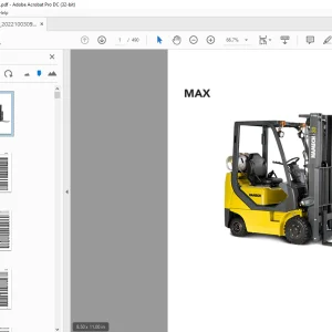 Crown Forklift MAX50 G151820 (A)(S)HT-20 Parts Manual - PDF DOWNLOAD