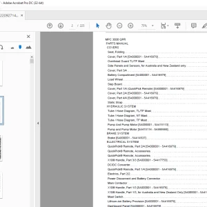 Crown Forklift MPC 3000 QPR Parts Manual - PDF DOWNLOAD