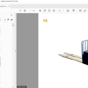 Crown Forklift PE Parts Manual - PDF DOWNLOAD