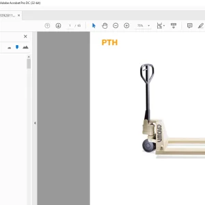 Crown Forklift PTH Parts Manual - PDF DOWNLOAD