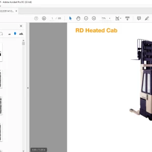 Crown Forklift RD Heated Cab Parts Manual - PDF DOWNLOAD