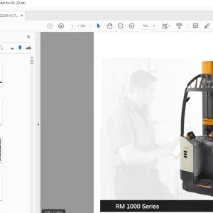 Crown Forklift RM 1000 Series Parts Manual - PDF DOWNLOAD