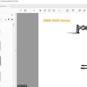 Crown Forklift RMD 6000 Series Parts Manual - PDF DOWNLOAD