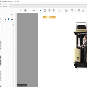 Crown Forklift RR 3000 Parts Manual - PDF DOWNLOAD