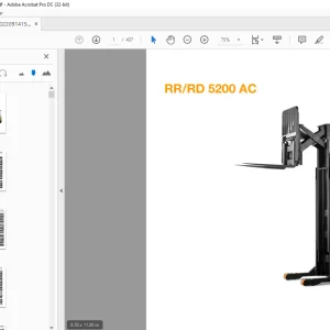 Crown Forklift RR/RD 5200 AC Parts Manual - PDF DOWNLOAD