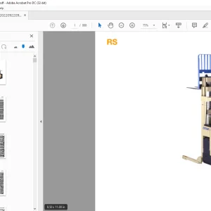 Crown Forklift RS Parts Manual - PDF DOWNLOAD