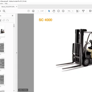 Crown Forklift SC 4000 Parts Manual - PDF DOWNLOAD