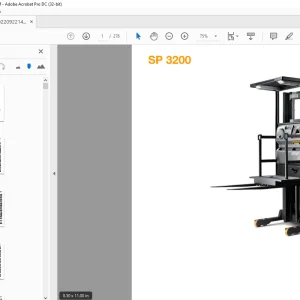 Crown Forklift SP 3200 Parts Manual - PDF DOWNLOAD