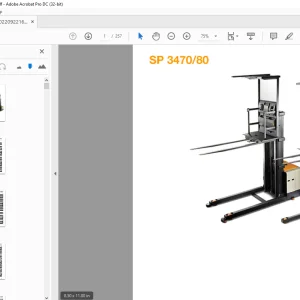 Crown Forklift SP 3470/80 Wheel Parts Manual - PDF DOWNLOAD