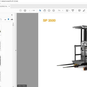 Crown Forklift SP 3500 Wheel Parts Manual - PDF DOWNLOAD
