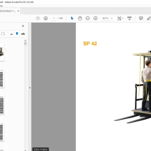 Crown Forklift SP 42 Parts Manual - PDF DOWNLOAD
