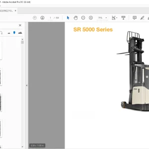 Crown Forklift SR 5000 Series Parts Manual - PDF DOWNLOAD