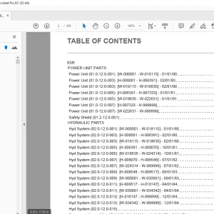 Crown Forklift SSR Series Parts Manual - PDF DOWNLOAD