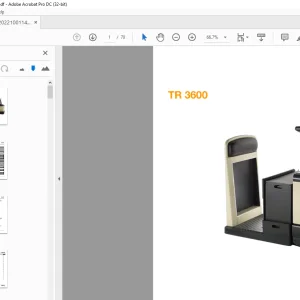 Crown Forklift TR 3600 Parts Manual - PDF DOWNLOAD