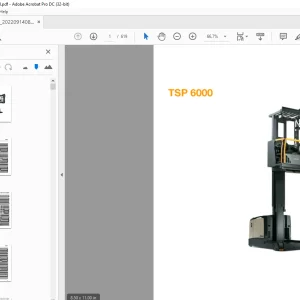 Crown Forklift TSP 6000 Parts Manual - PDF DOWNLOAD