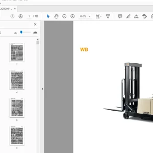 Crown Forklift WB Parts Manual - PDF DOWNLOAD