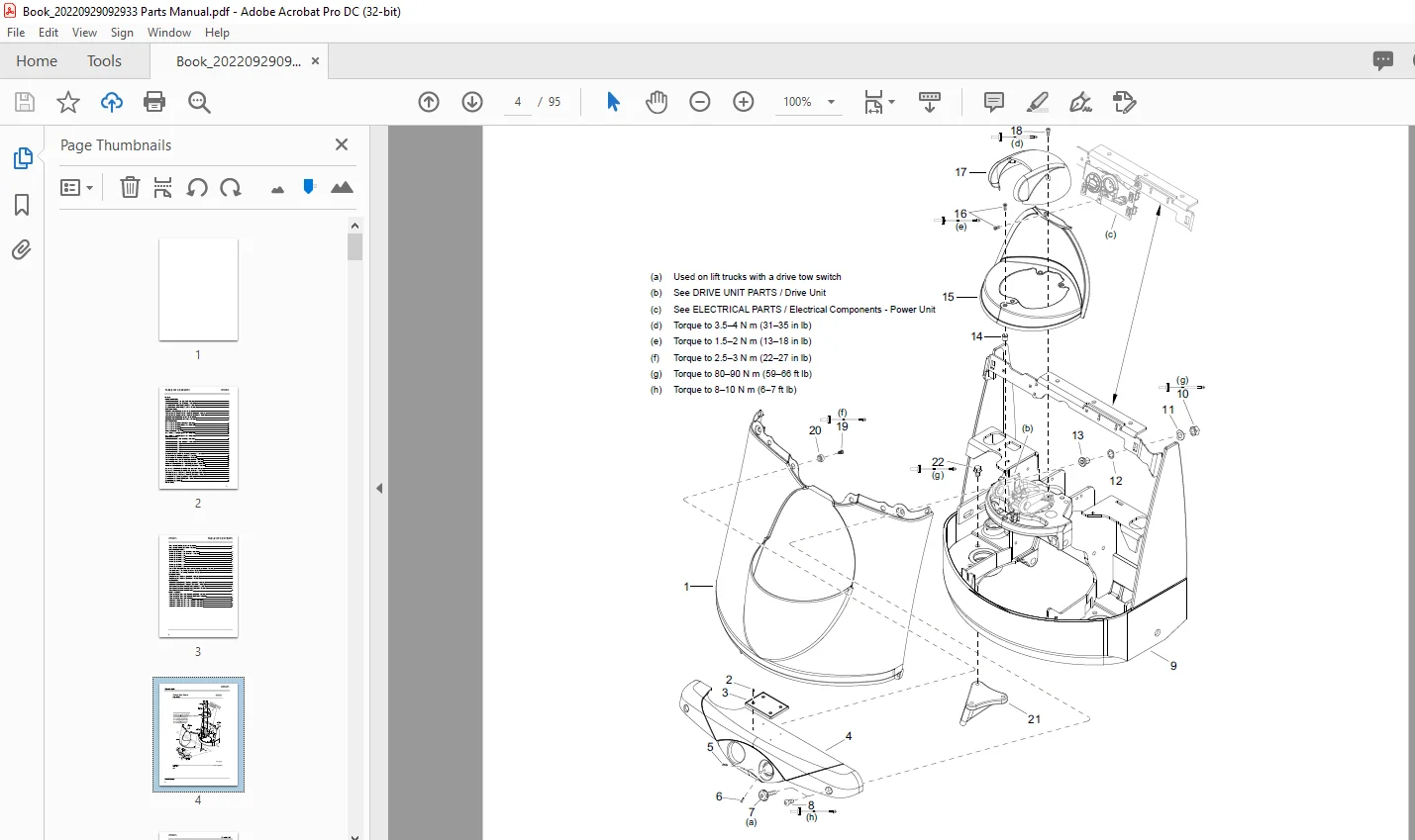 Crown Forklift WP 3200 Parts Manual - PDF DOWNLOAD - Image 3