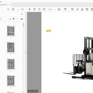 Crown Forklift WR Parts Manual - PDF DOWNLOAD